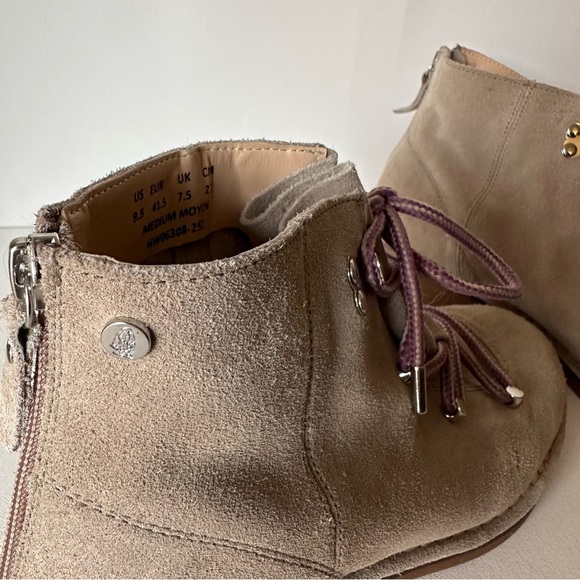 Hush Puppies Women's Catelyn Taupe Hiking Ankle Boots Shoes Sz: 9.5 - Picture 4 of 10